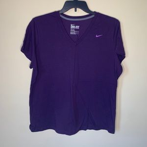 Nike plus size v-neck t-shirt